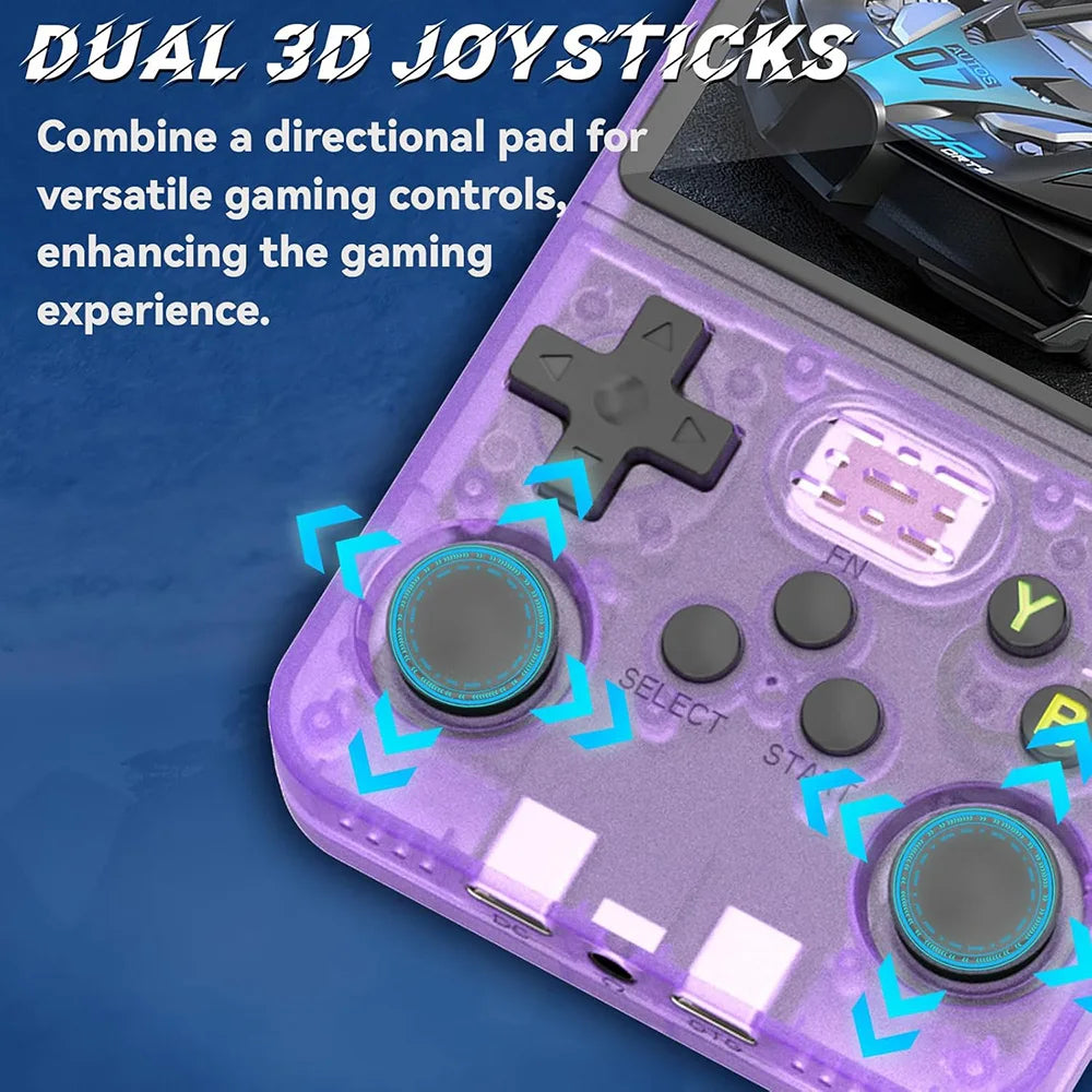 R36S Retro Video Game Console 3.5 Inch IPS Screen Linux System Handheld Game Consola Open Source Portable Game Player Boys Gift